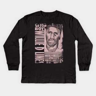 Willie D Lines - Geto Boys Kids Long Sleeve T-Shirt